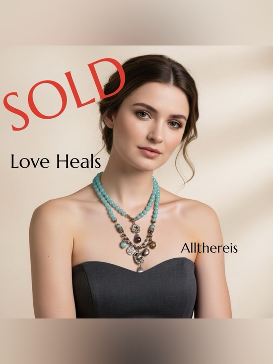 Love Heals Jewelry - Love Heals Necklace one of a Kind